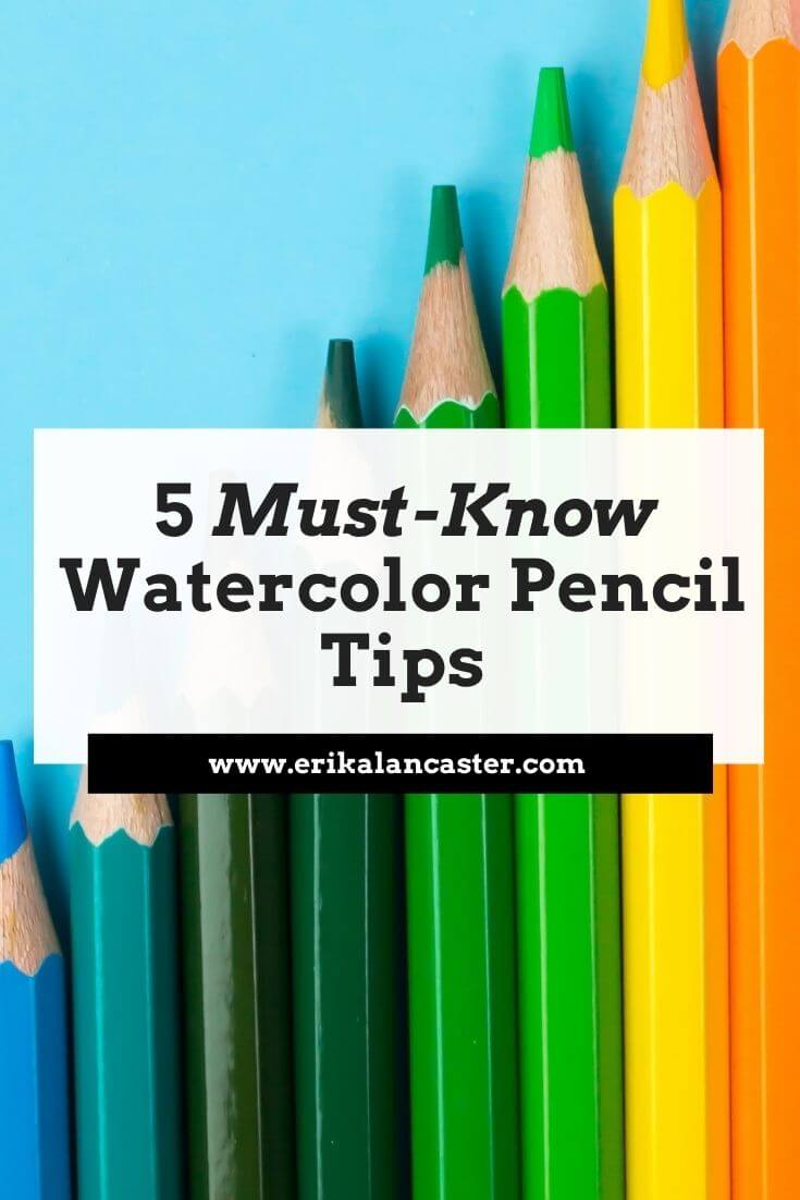 Must Know Watercolor Pencil Tips - Erika Lancaster- Artist +